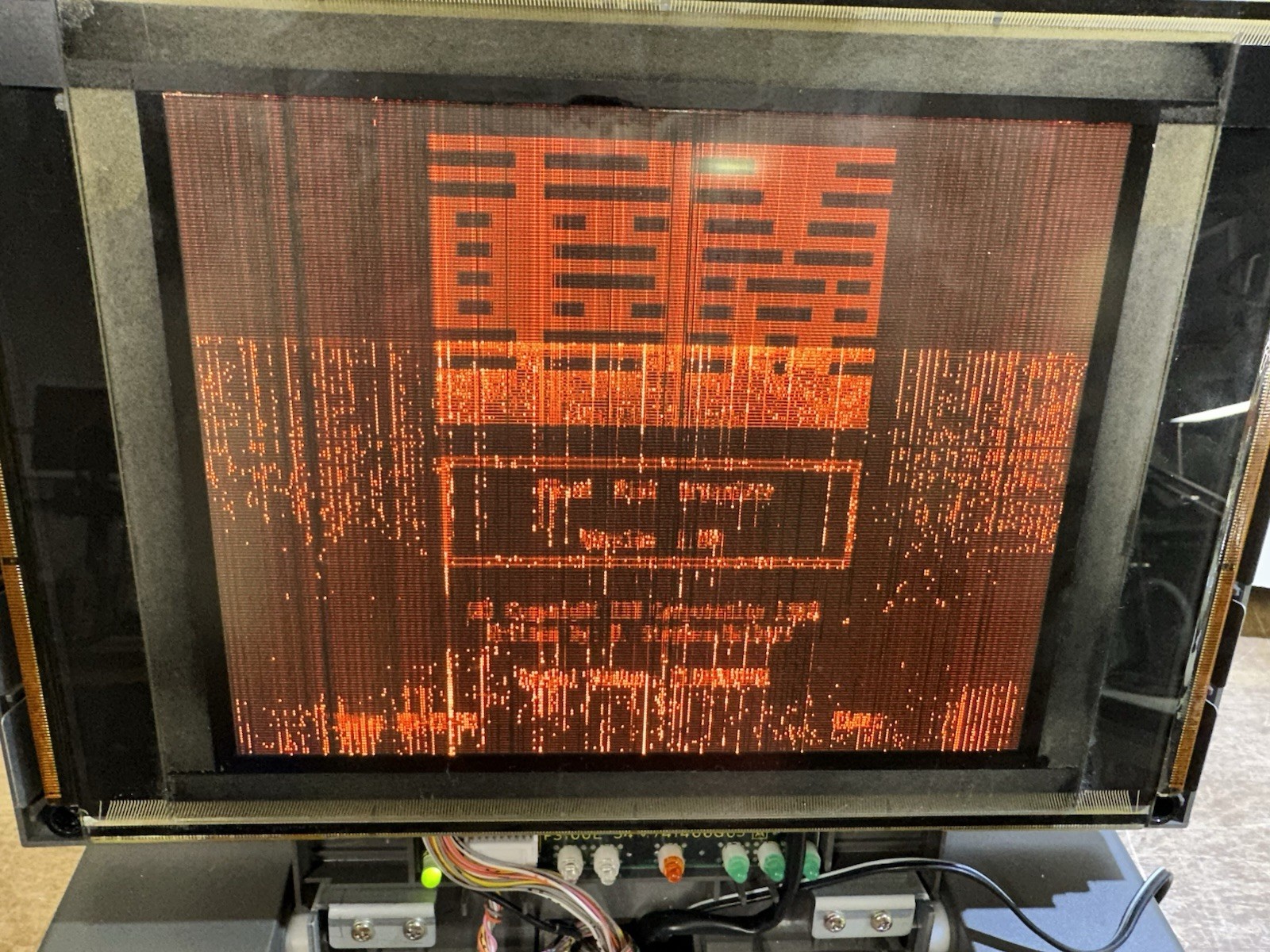 VINTAGE TOSHIBA T3100 PLASMA DISPLAY MODULE FOR PARTS MD00F640PD2