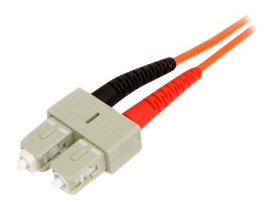 StarTechcom Multimode Fiber Patch Cable LC SC Fiber Network Cable FIBLCSC2