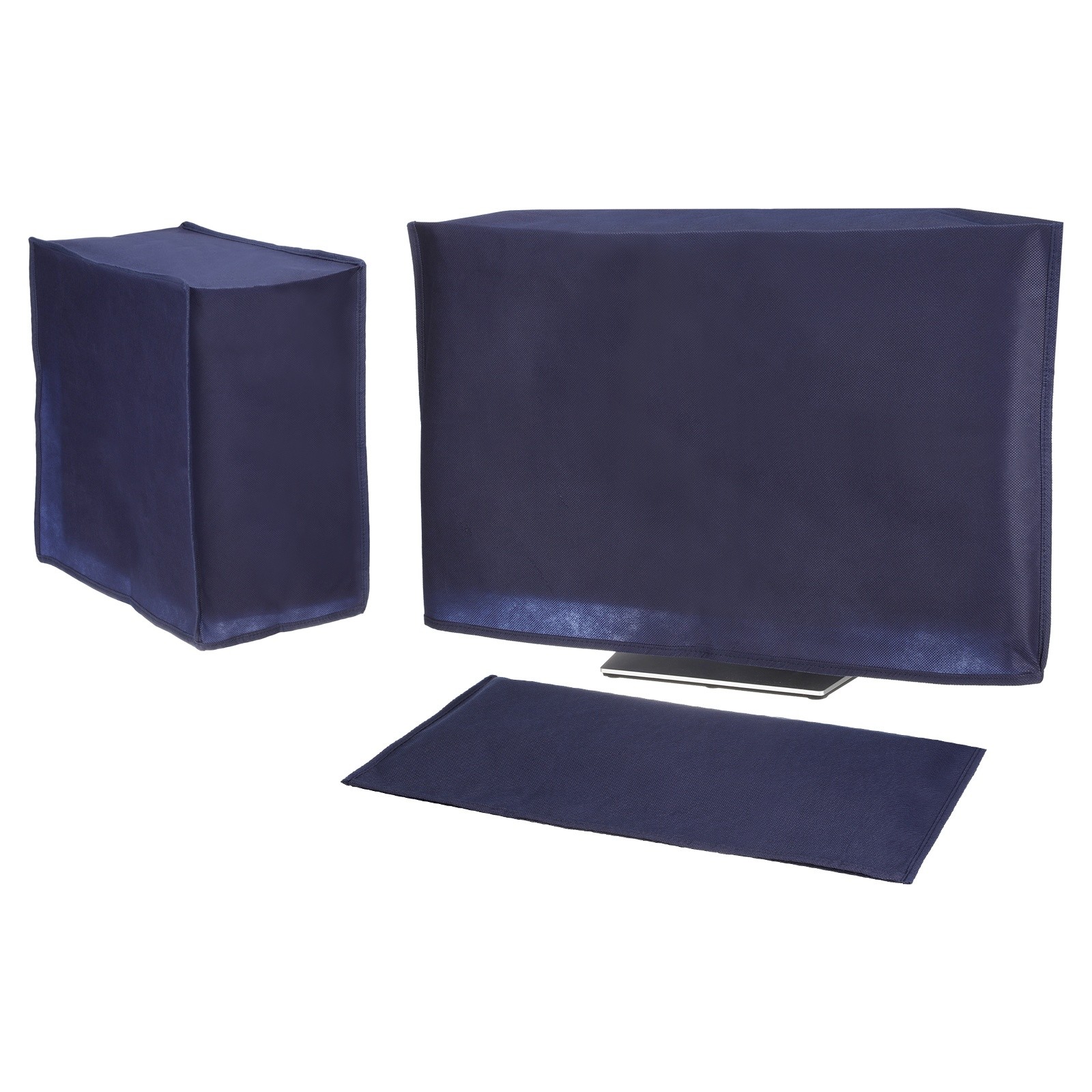 3Pcs 24" Computer Dust Cover Set of Monitor Keyboard Computer Host