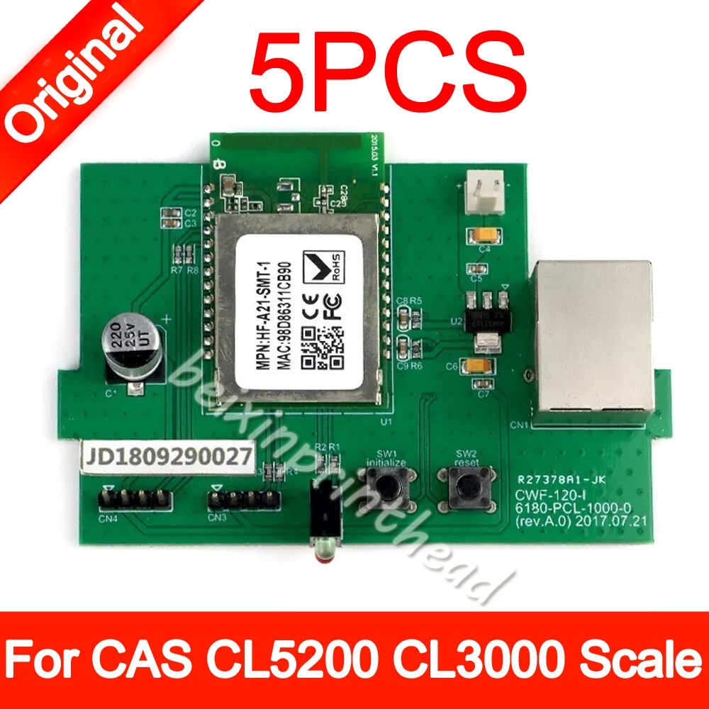 5x Original Wireless LAN Card For CAS CL5200 CL3000 Scale WLAN Board WiFi module