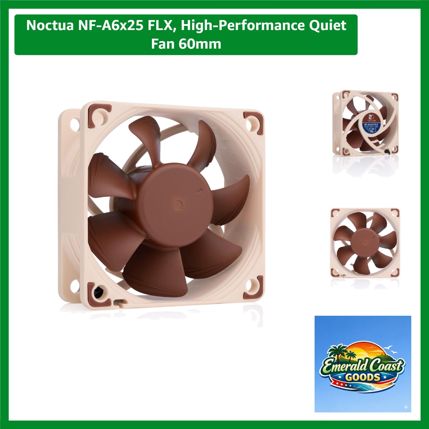 FLX, High-Performance Quiet Fan 60mm