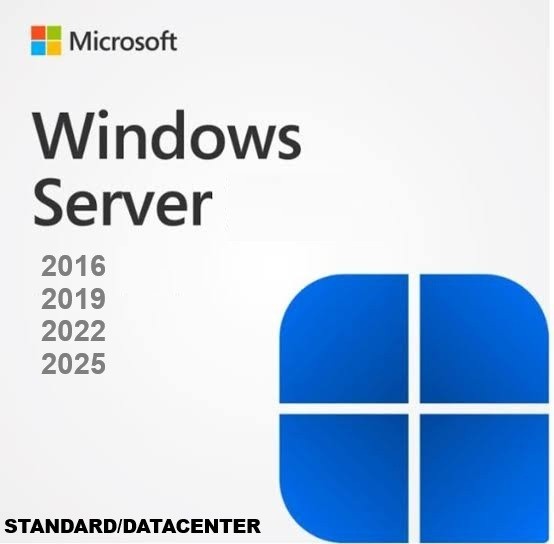 Microsoft Windows Server 2016 - 2025 Standard/Datacenter 16 Core Factory Sealed