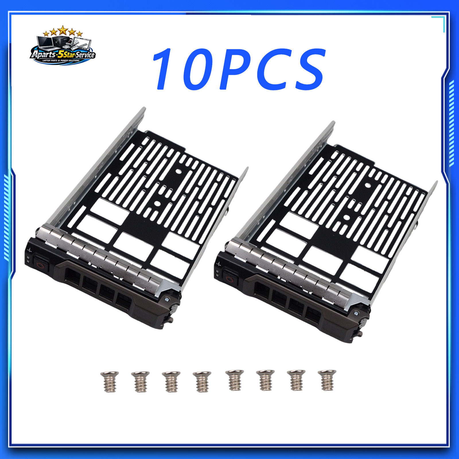 0KG1CH 10PCS 3.5" HDD Caddy for Dell PowerEdge R510 R730 R720xd R730xd T630 T710