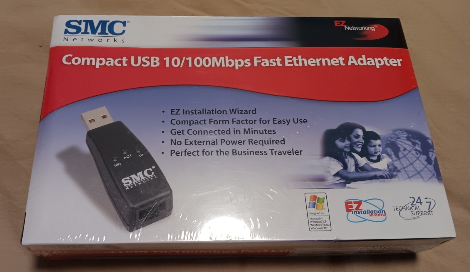 SMC Networks Compact USB 10/100Mbps Fast Ethernet Adapter