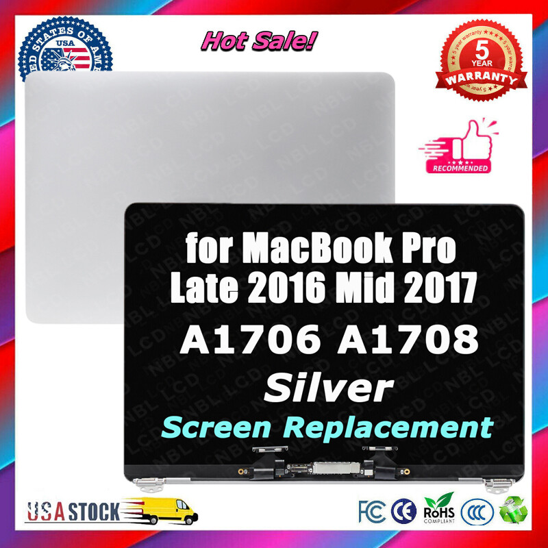 NEW for Apple MacBook Pro 13 A1706 A1708 2016 2017 LCD Screen EMC 3071 3163 3164