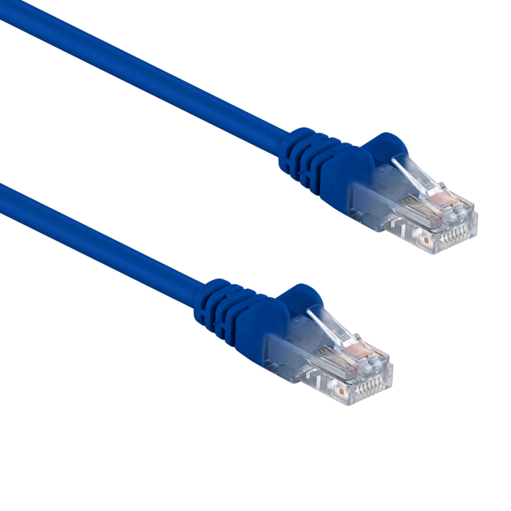 5m RJ45 Patch Cable BLUE Network Lead Ethernet U/UTP Cat. 5e Lan Extension