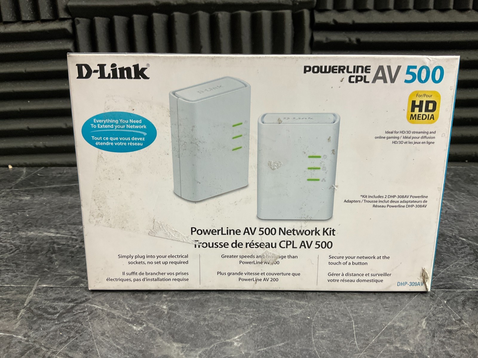 D-Link PowerLine AV 500 Network Kit  DHP-309AV ✨❤️✨✨❤️