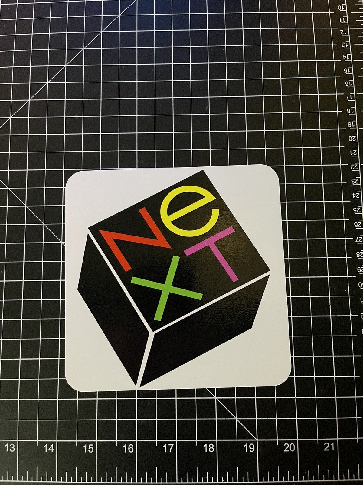 Next Computer Aluminum sign Next Logo Steve Jobs