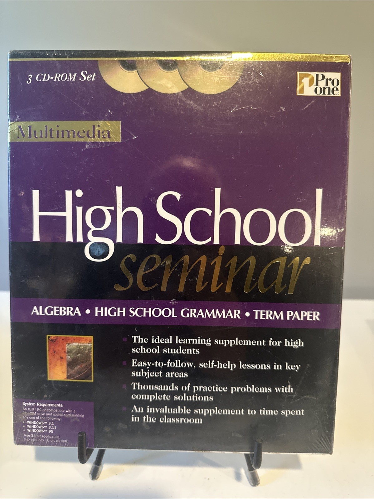 High School Seminar Algebra Multimedia 3cd ROM