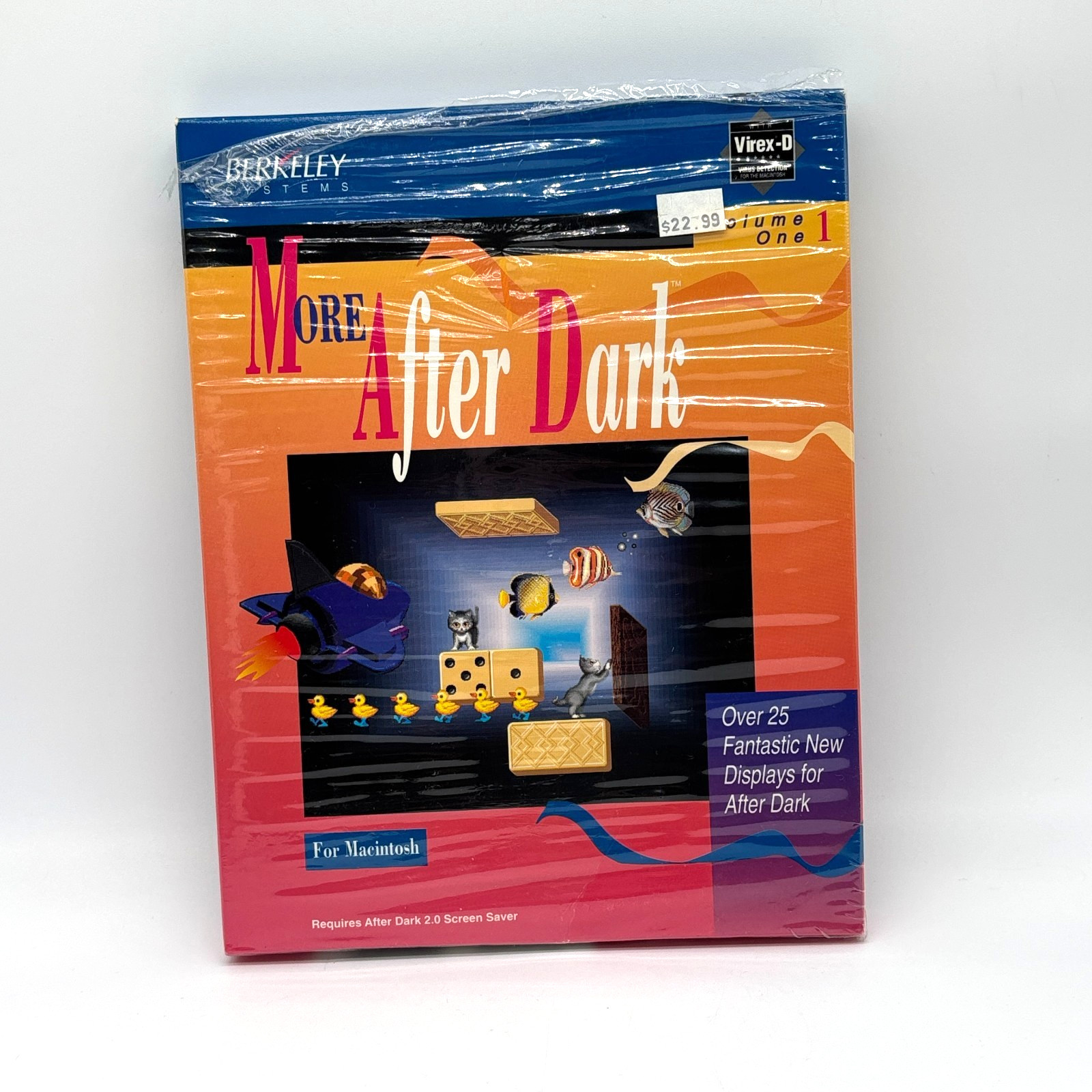 Big Box PC More After Dark Vol. 1 Macintosh Screen Saver 1991 Complete 3.5" Disk