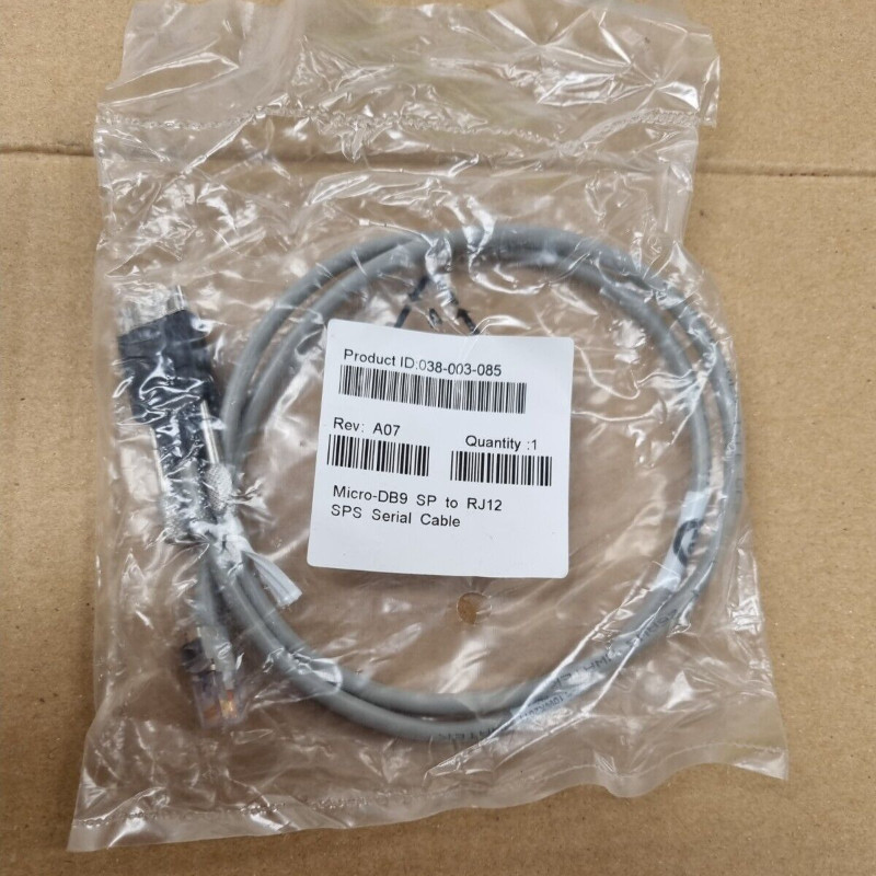 For DELL EMC 038-003-085 A07 MICRO-DB9 SP to RJ12 SPS Serial Cable