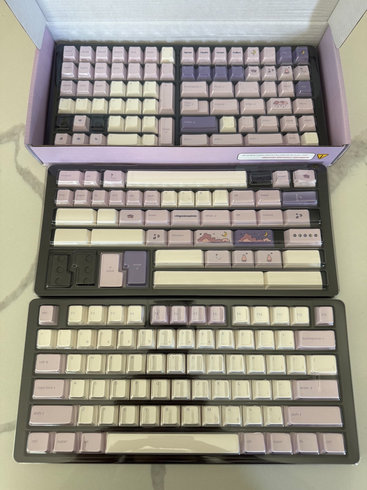 NicePBT Reverie Keycap Set CannonKeys PBT Cherry Profile New Unused