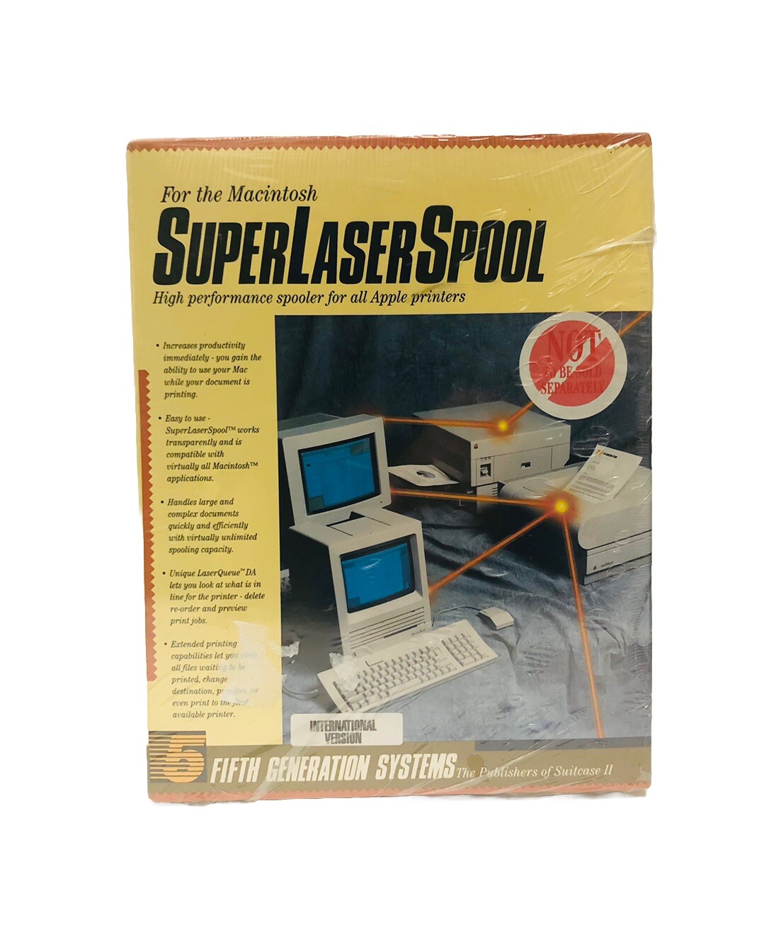 VTG Lot SuperLaserSpool For Macintosh And All Apple 5th Generation Suitcase New