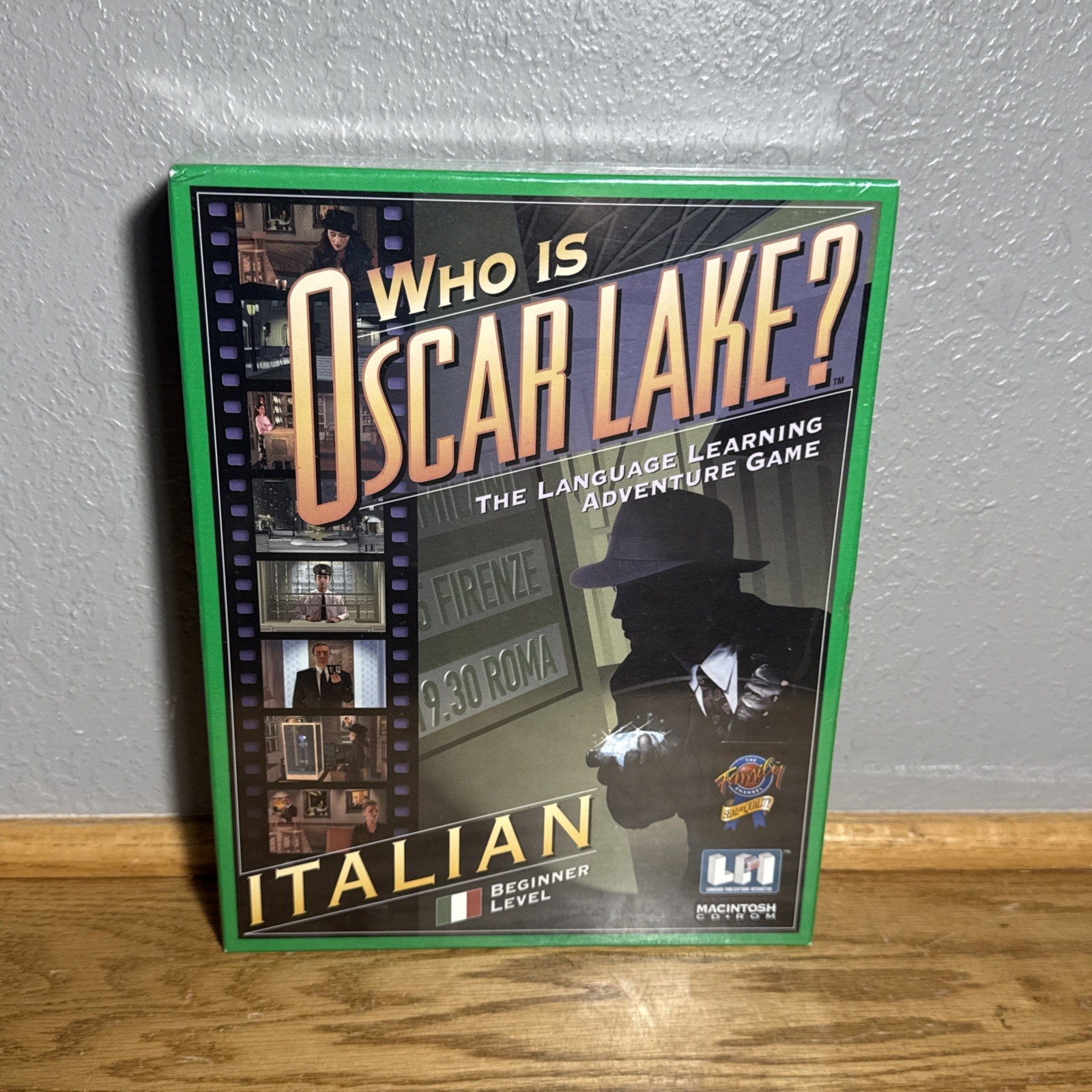 NEW SEALED, WHO IS OSCAR LAKE? Italian Language Learning Beginner Level PC CD