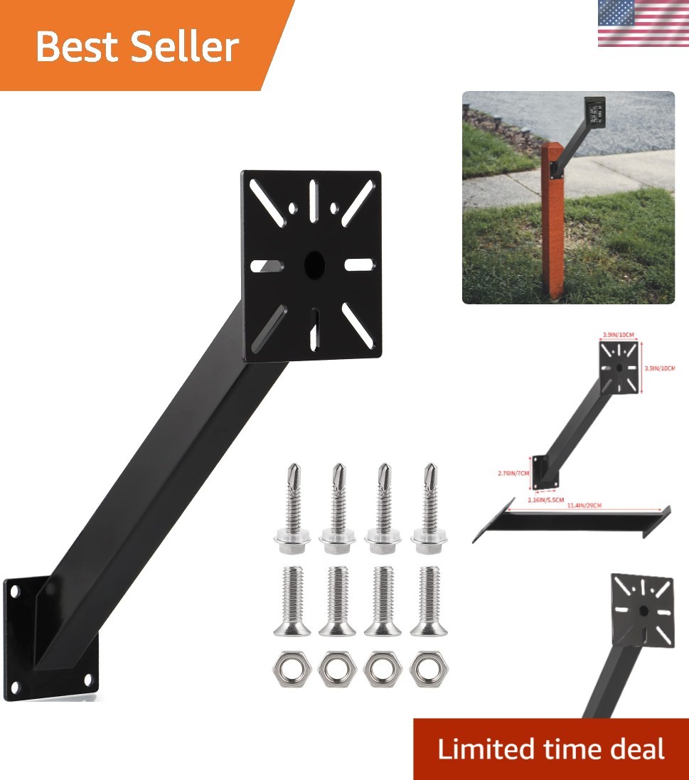 Keypad Mounting Post Bracket, Universal Gooseneck Keypad Pedestal for Automat...