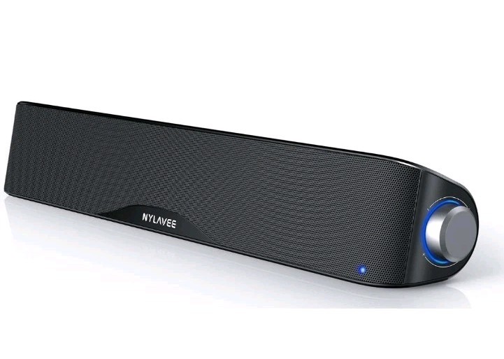 Nylavee Computer Speakers, HiFi Sound Quality Computer Sound Bar