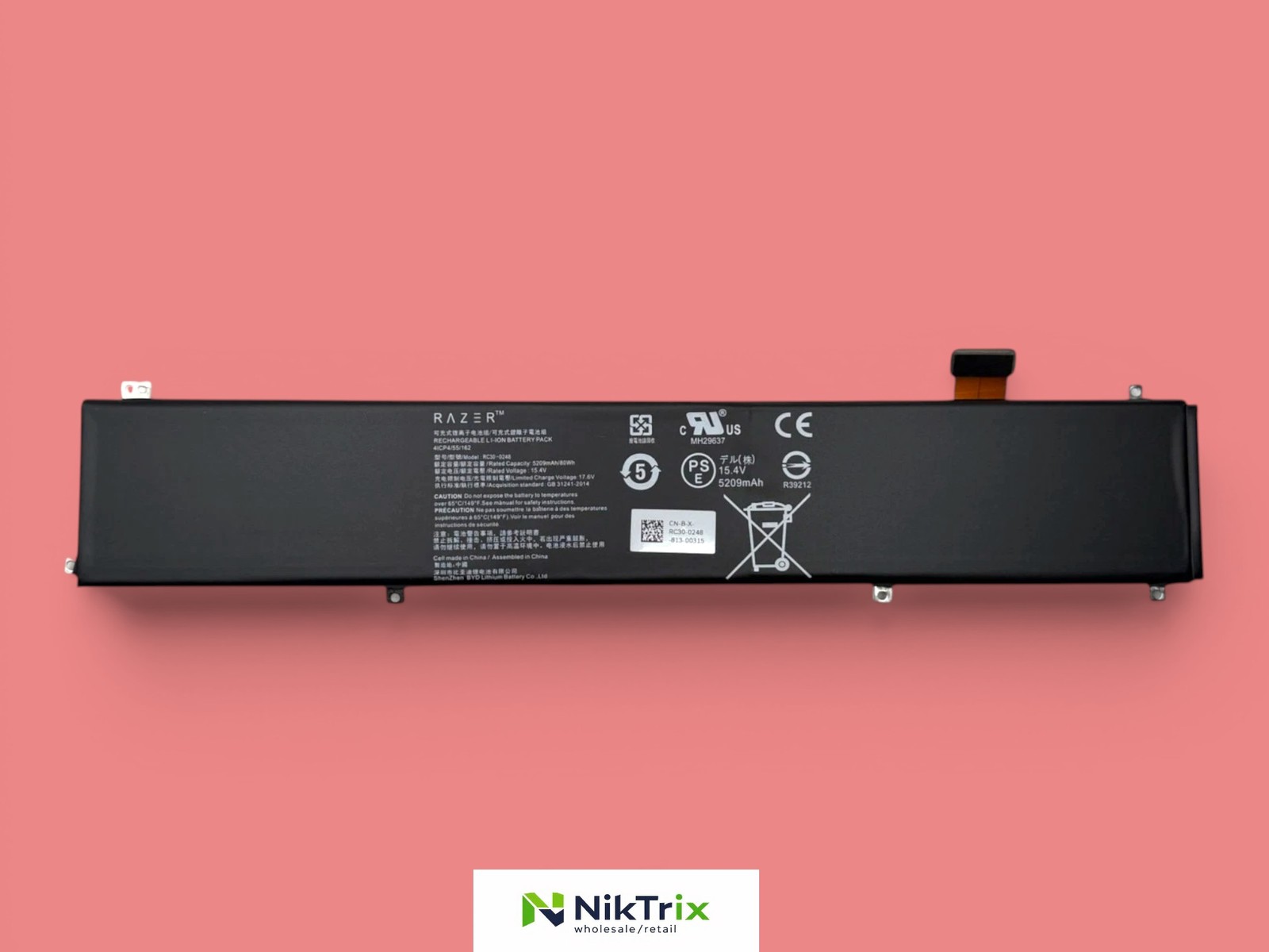 RC30-0248 Razer Blade 15 2018-2022 RZ09-0238 RZ09-0301 RZ09-0421 Laptop Battery