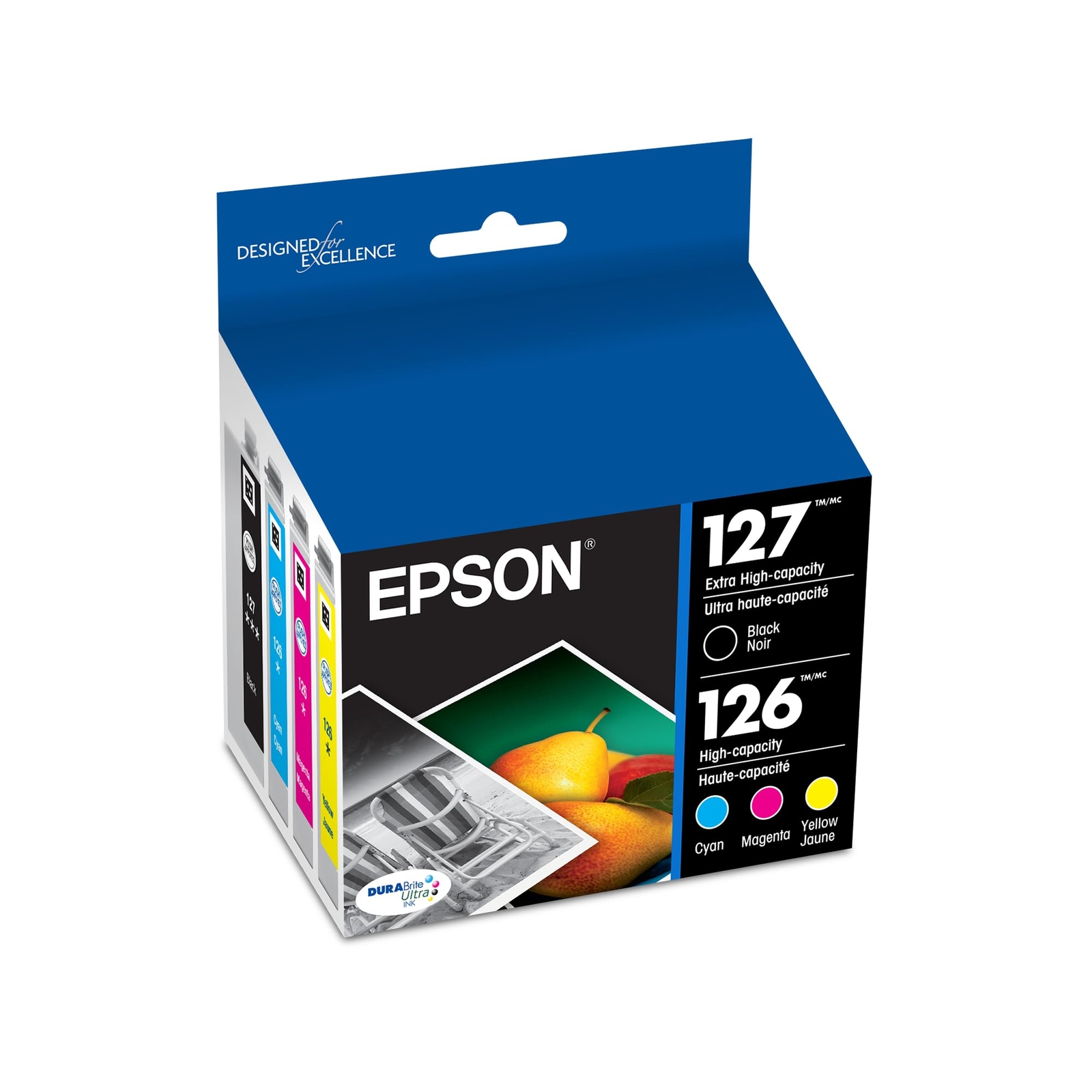 	EPSON 127 DURABrite Ultra Ink Black & Color Combo Pack For NX-530 NX-625	