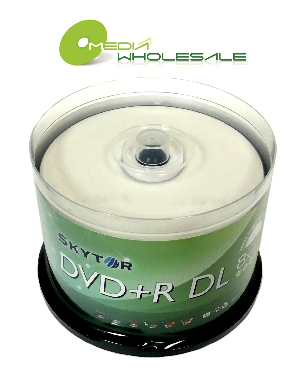 200 SKYTOR 8X Blank DVD+R DL Dual Double Layer 8.5GB Printable No Logo (Comp HP)