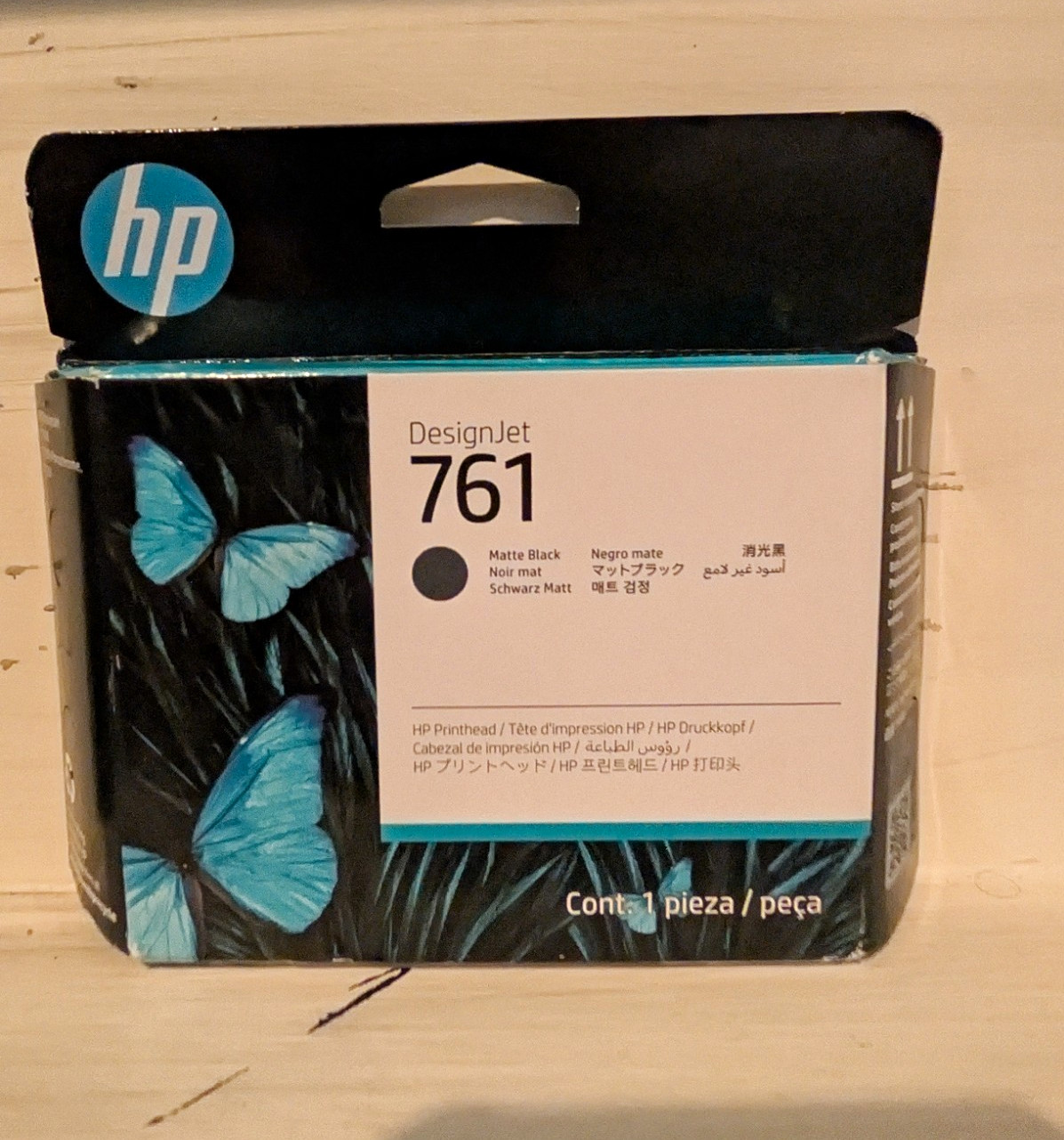 HP Genuine DesignJet 761 Matte Black Inkjet Printhead CH648A