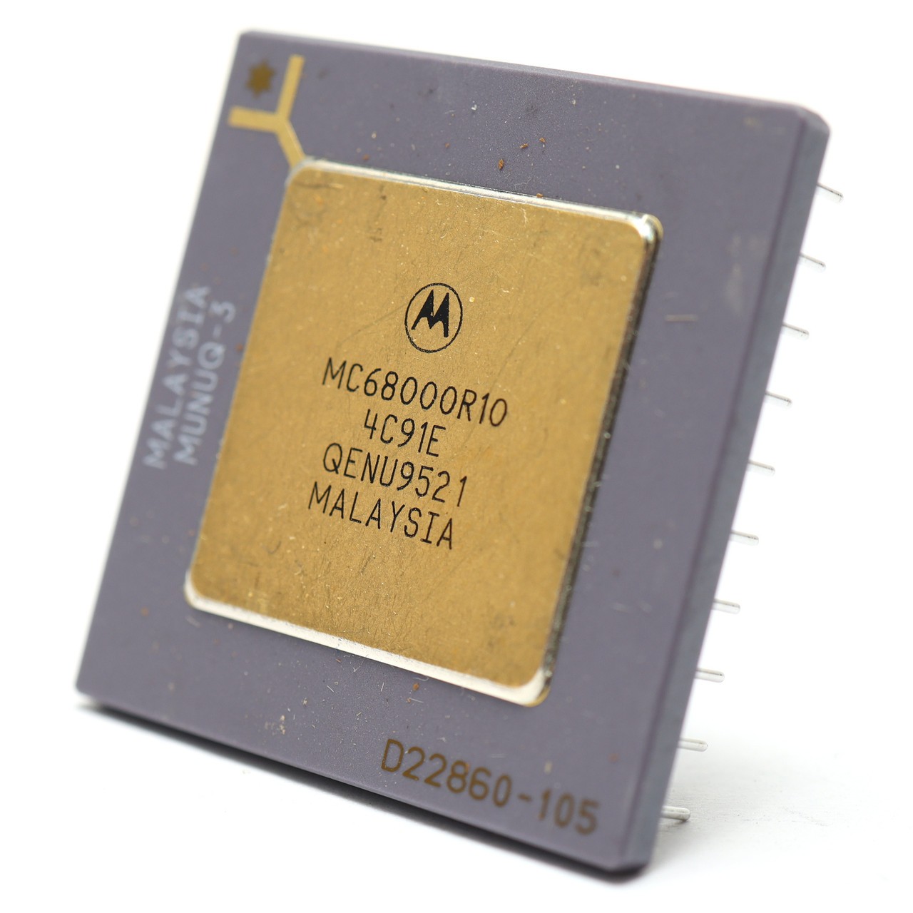Motorola MC68000R10 32-Bit CPU Microprocessor