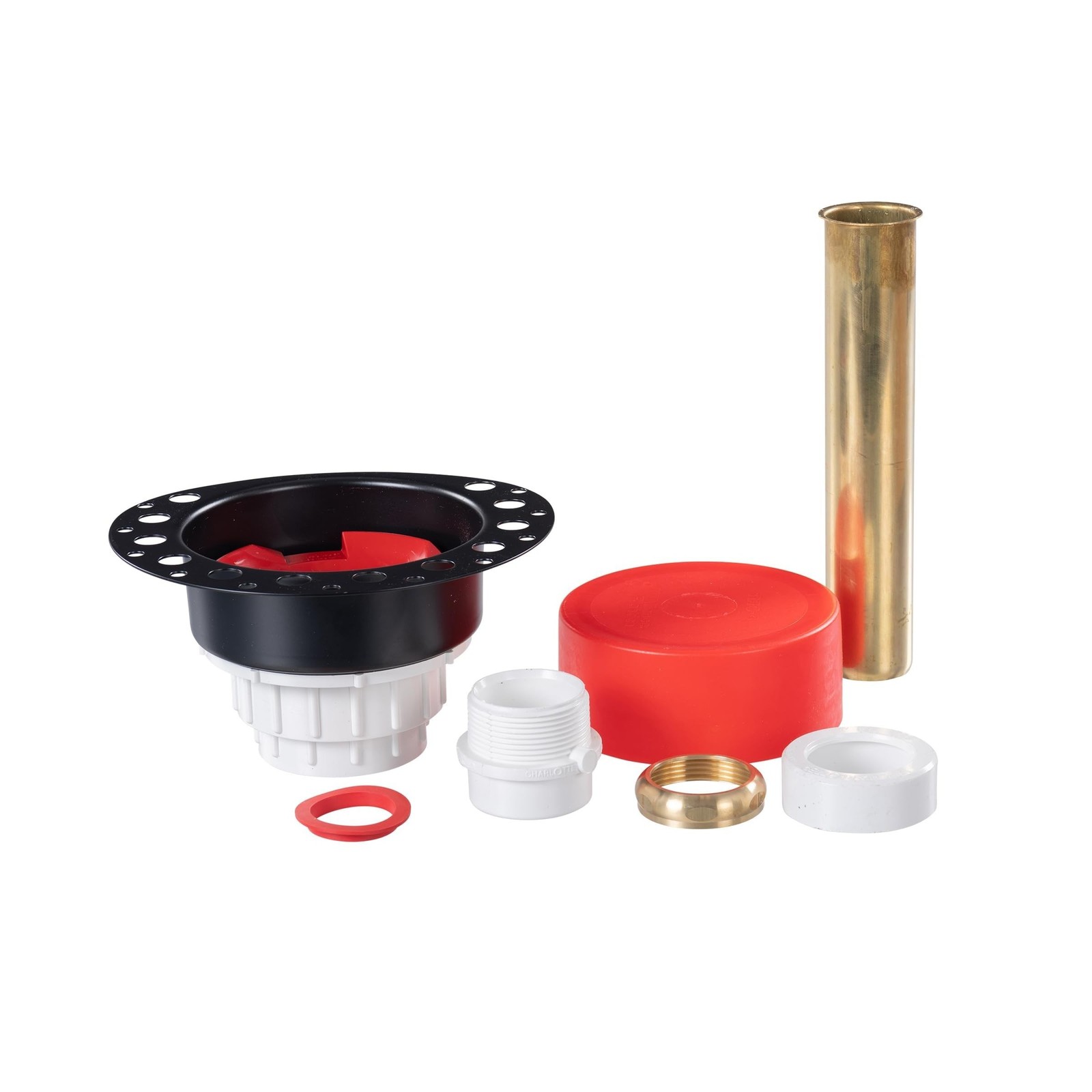 OS&B ITD5135 - Two Piece PVC Pipe Freestanding Tub Drain Kit & Rough-In - Eas...