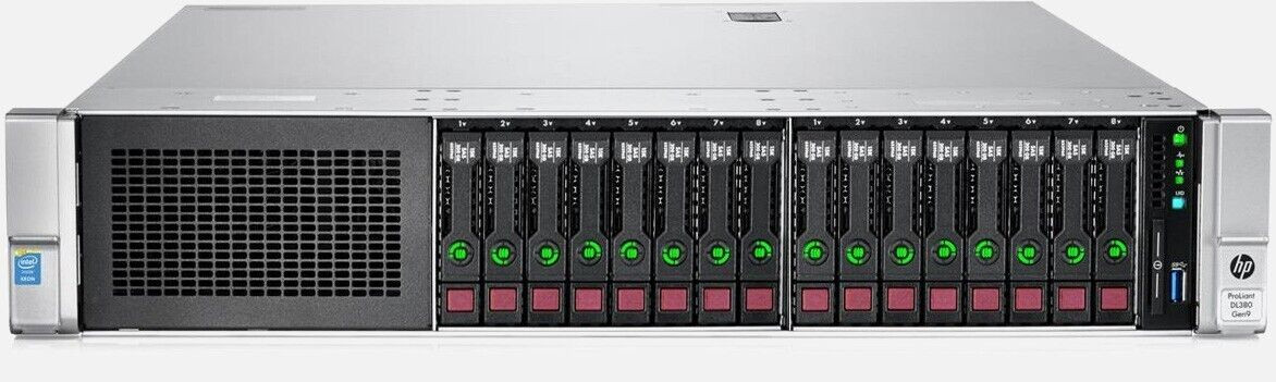 HP Proliant DL380 Gen9 G9 16 x 2.5" Bay 2U Server 2 x PSU 719064-B21