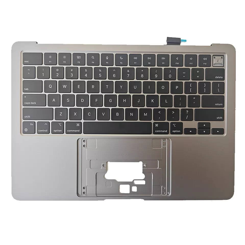 Upper Gray Top case US Keyboard Palmrest For MacBook Air 13" M2 A2681 2022