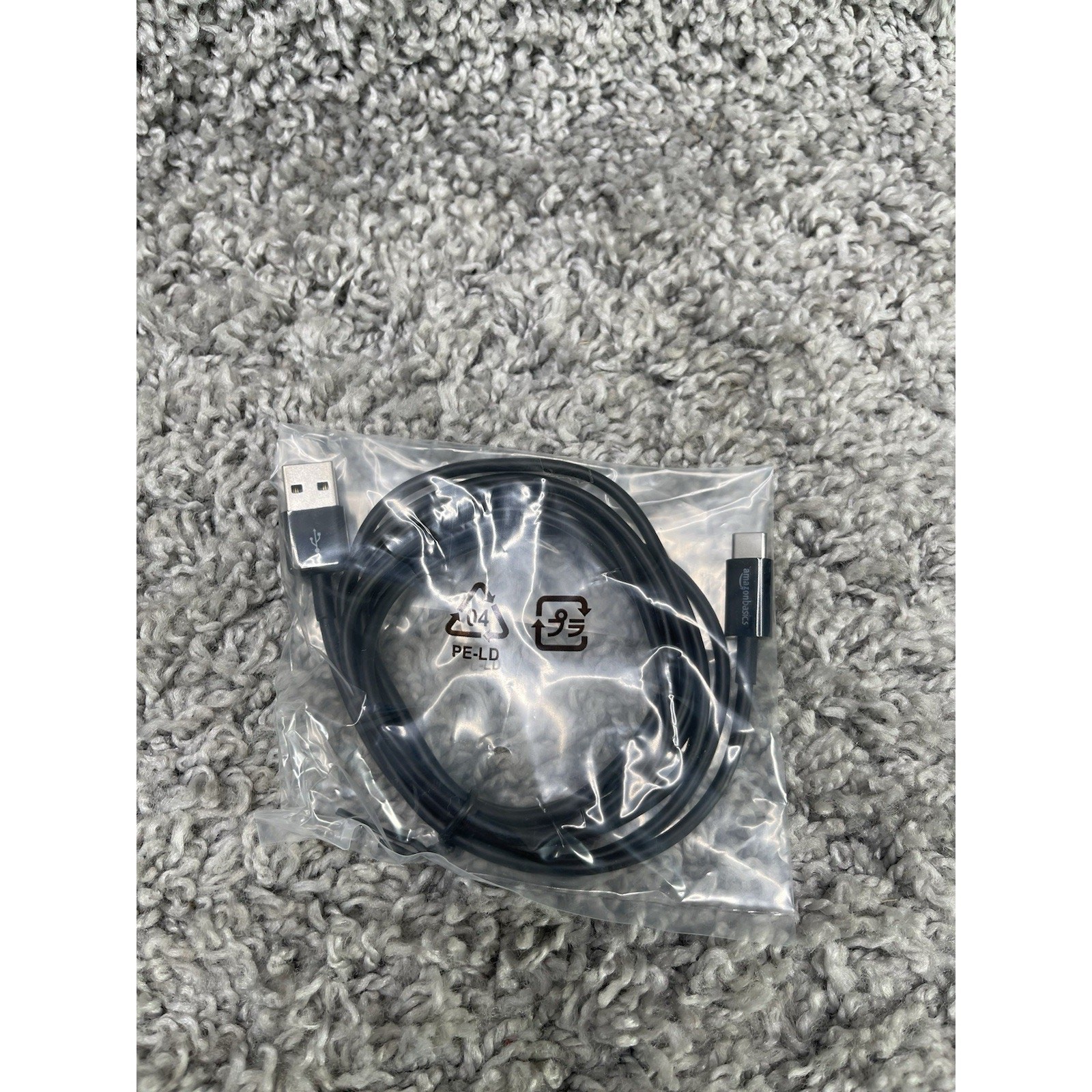 Amazon Basics USB Type C to USB A 2.0 Male Cable Accessory Electronics New