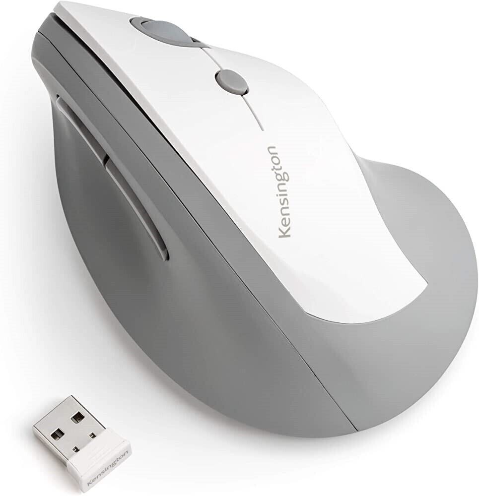 Kensington Pro Fit Ergo Vertical Wireless Mouse for Windows & macOs Bluetooth