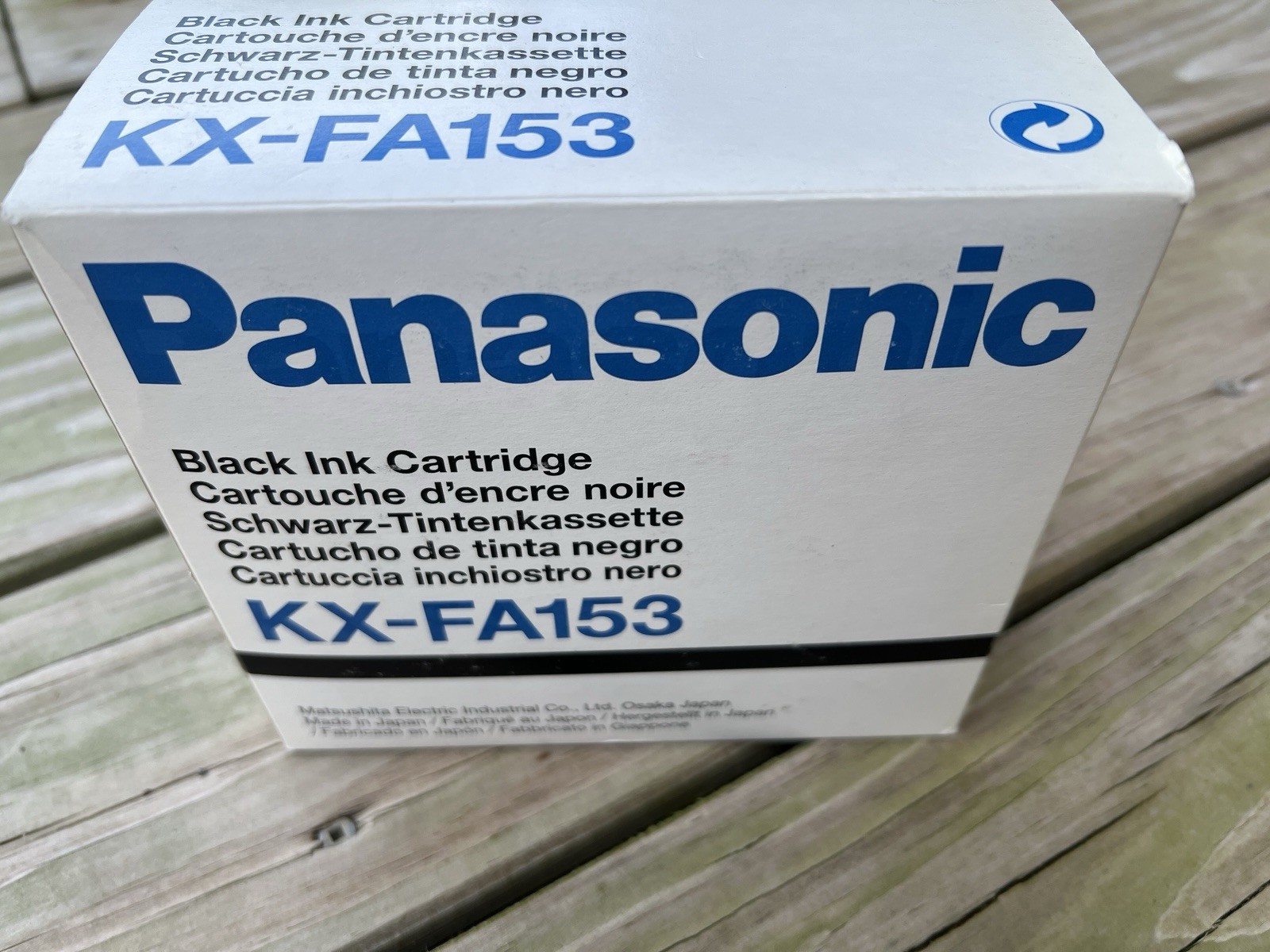 Panasonic KX-FA153 Black Ink Cartridge Box Of 12. Code F47-1641-400 New