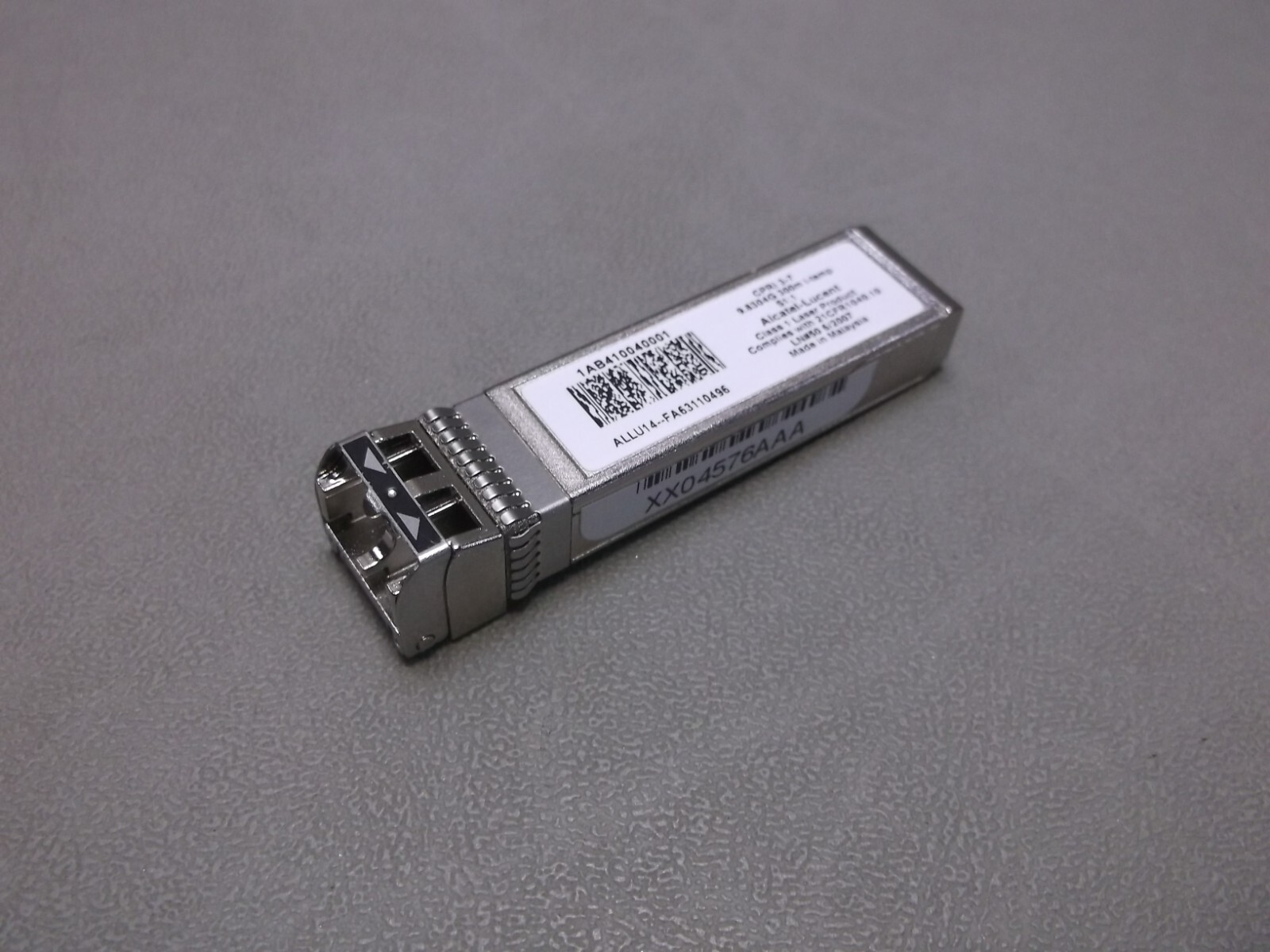 ALCATEL-LUCENT NOKIA 9.8304G 300M I-TEMP TRANSCEIVER 1AB410040001