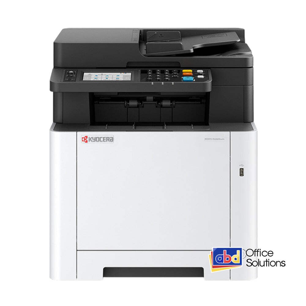 KYOCERA ECOSYS MA2600cwfx A4 Color MFP Print Copy Scan Fax 27 ppm W/ FREE TONERS