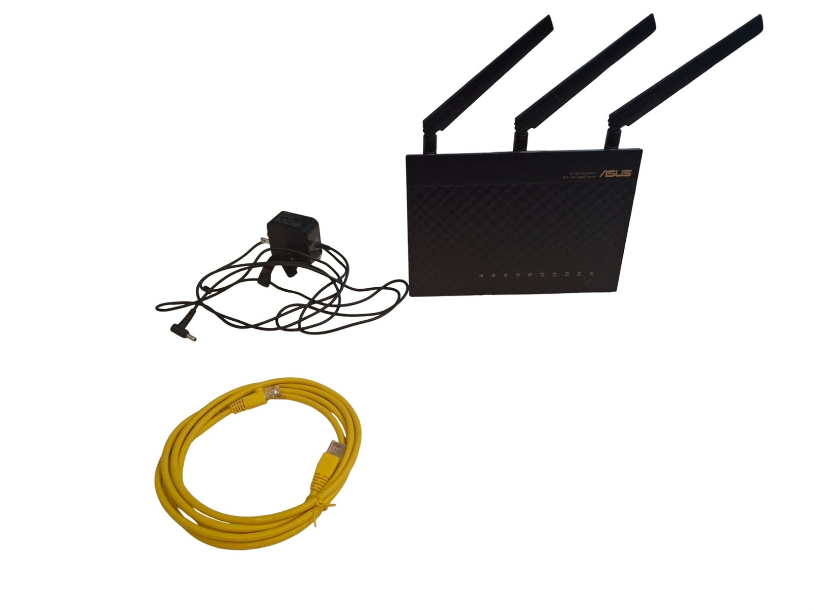 ASUS AC1900 Dual Band WiFi Router 3 Antenna Gigabit Ethernet Home Office Tested