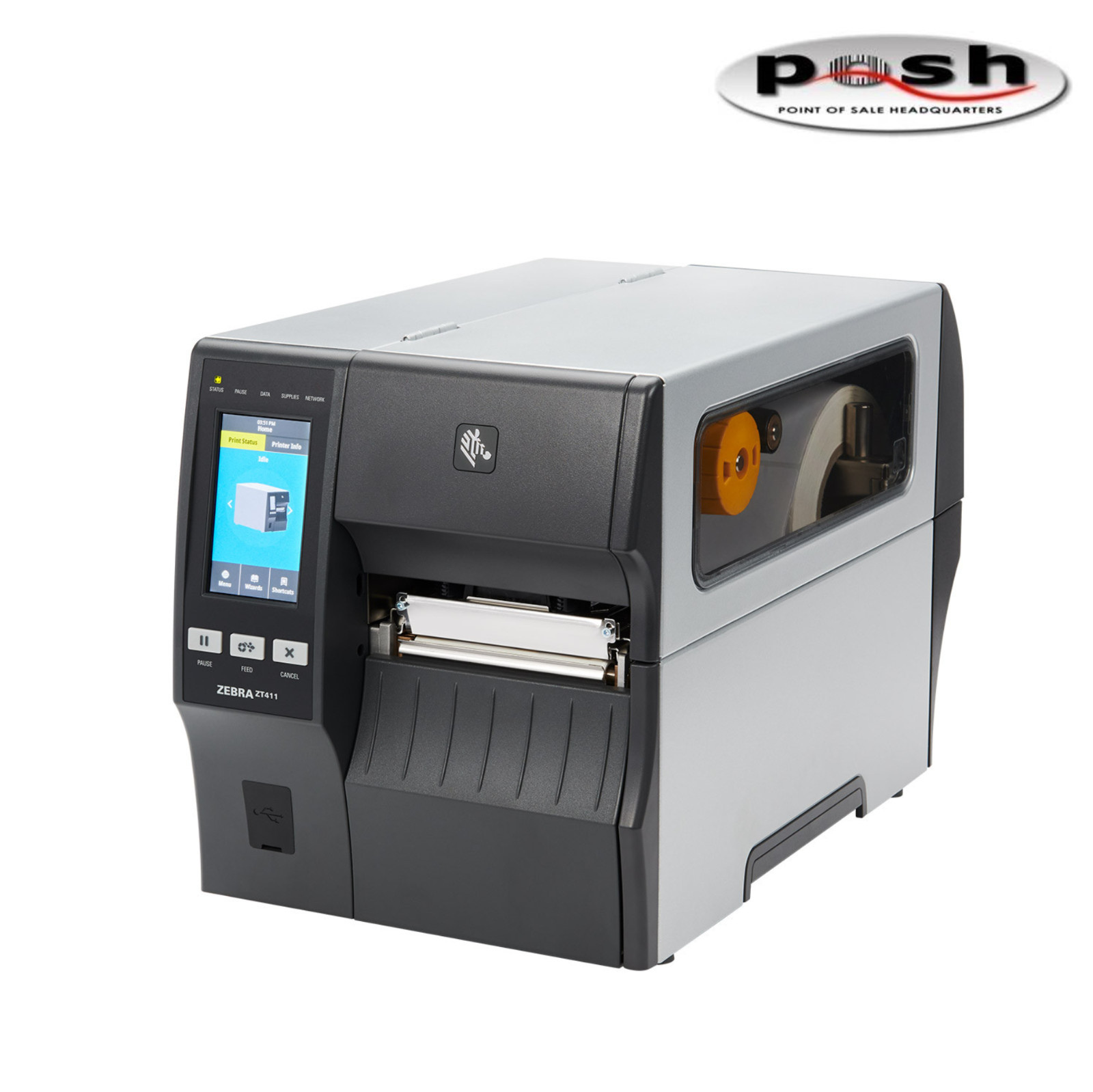 NEW Zebra ZT411 RFID Thermal Transfer Label Printer Ethernet USB BT