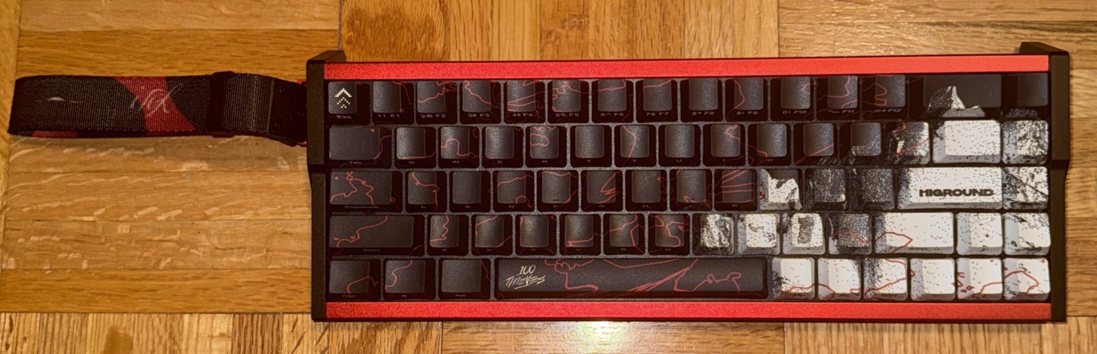 Aluminum Hall Effect Gaming Keyboard - Higround x 100 Thieves Keycaps