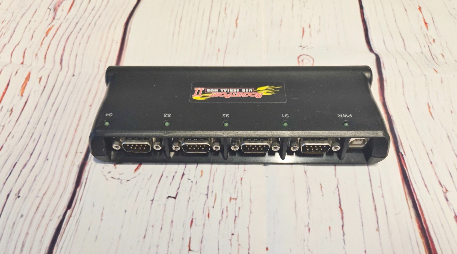 Comtrol 3000222 RocketPort II USB Serial Hub, 4-Port, USB-B to DB9 RS-232