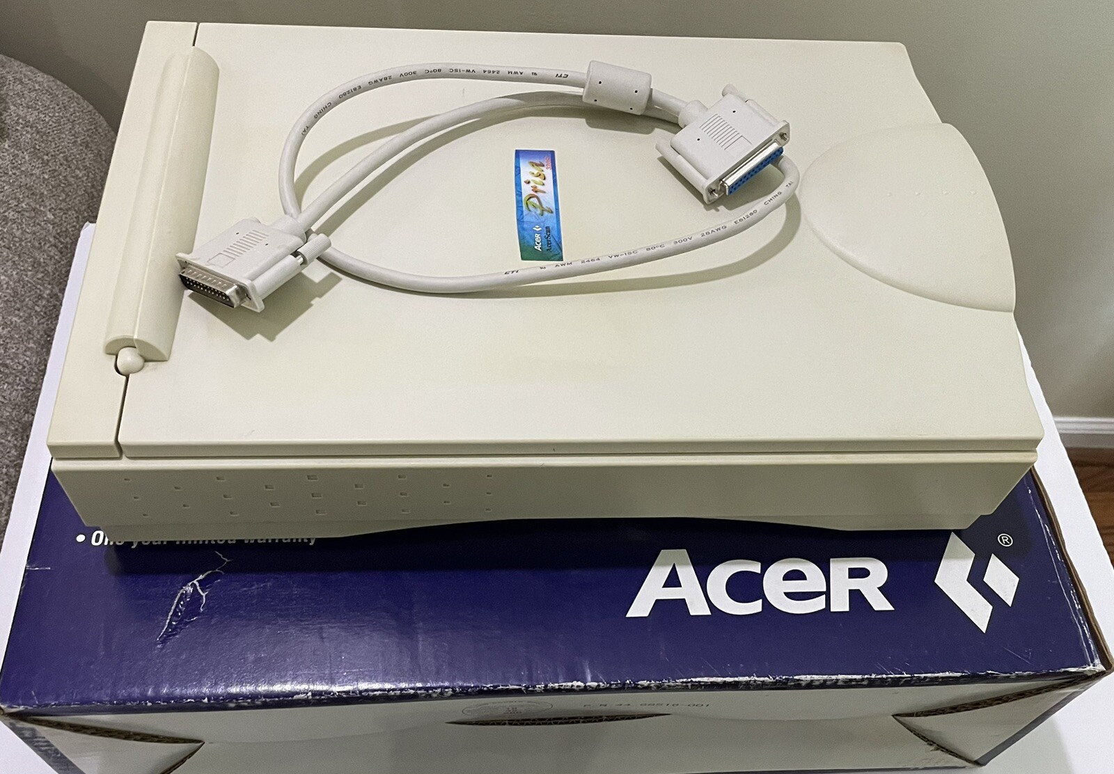 Rare 320p Flatbed Acer Scanner Model 6687-APA