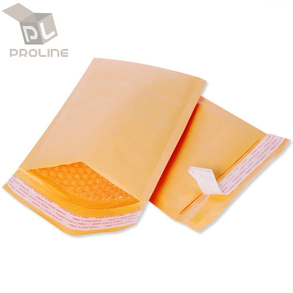 ProLine 25 #0 Extra Wide CD DVD Kraft Bubble Shipping Mailers Envelopes 6x10