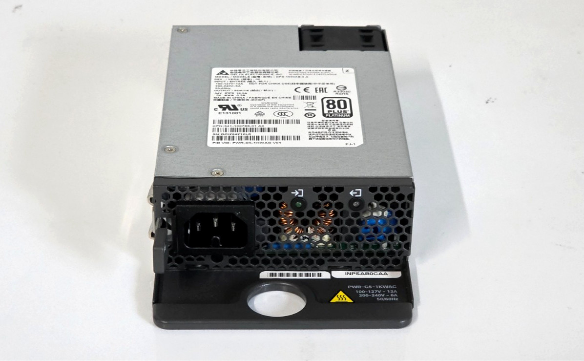 Cisco Catalyst PWR-C5-1KWAC 1KWAC AC Config 5 Power Supply
