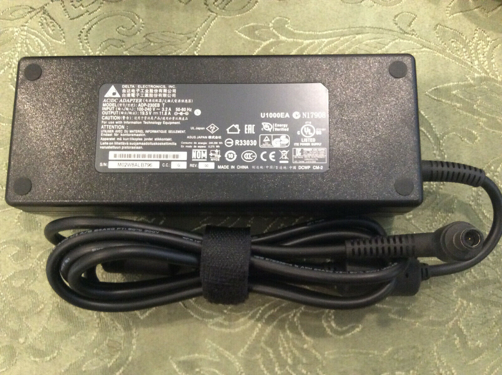 230W OEM Delta AC Adapter/Charger for Acer Predator 17 15 G9-591 G9-591G G9-592