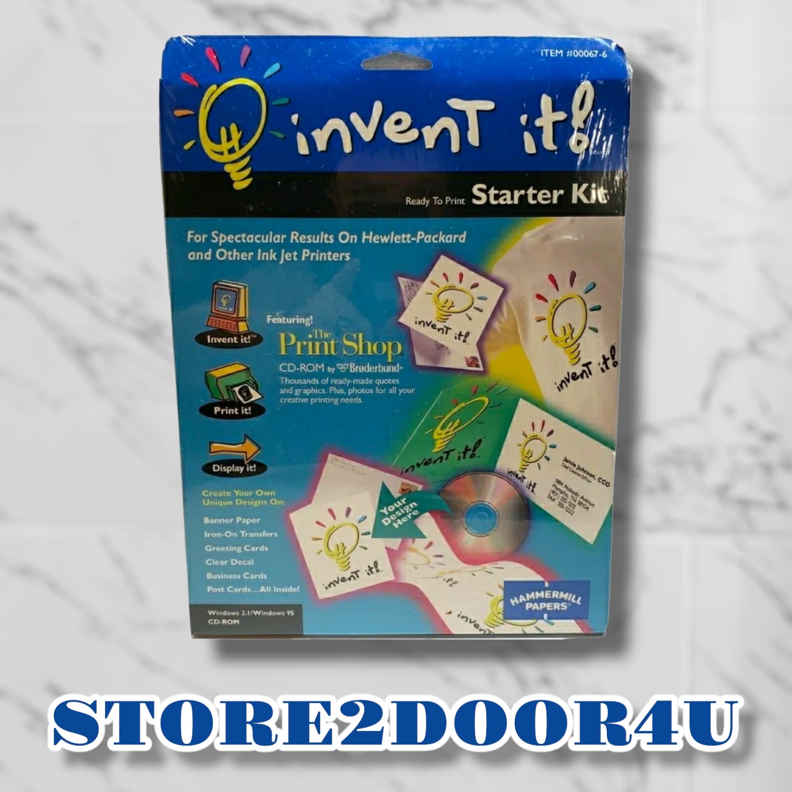 Invent It Ready to Print Starter Kit Windows 3.1/Windows 95 Hammermill Papers