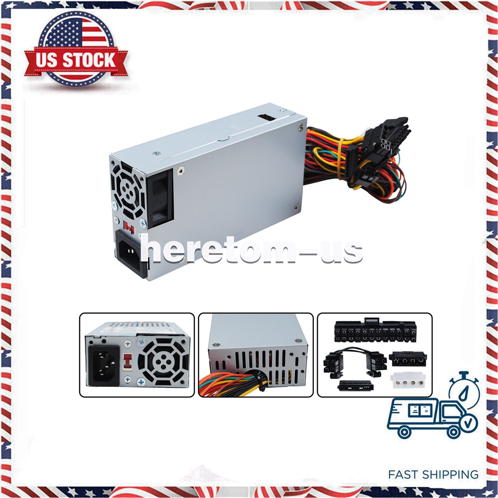 1pc PSU Flex ATX Shuttle 24-Pin FSP270-60LE 270W Mini ITX 1U Server Power Supply