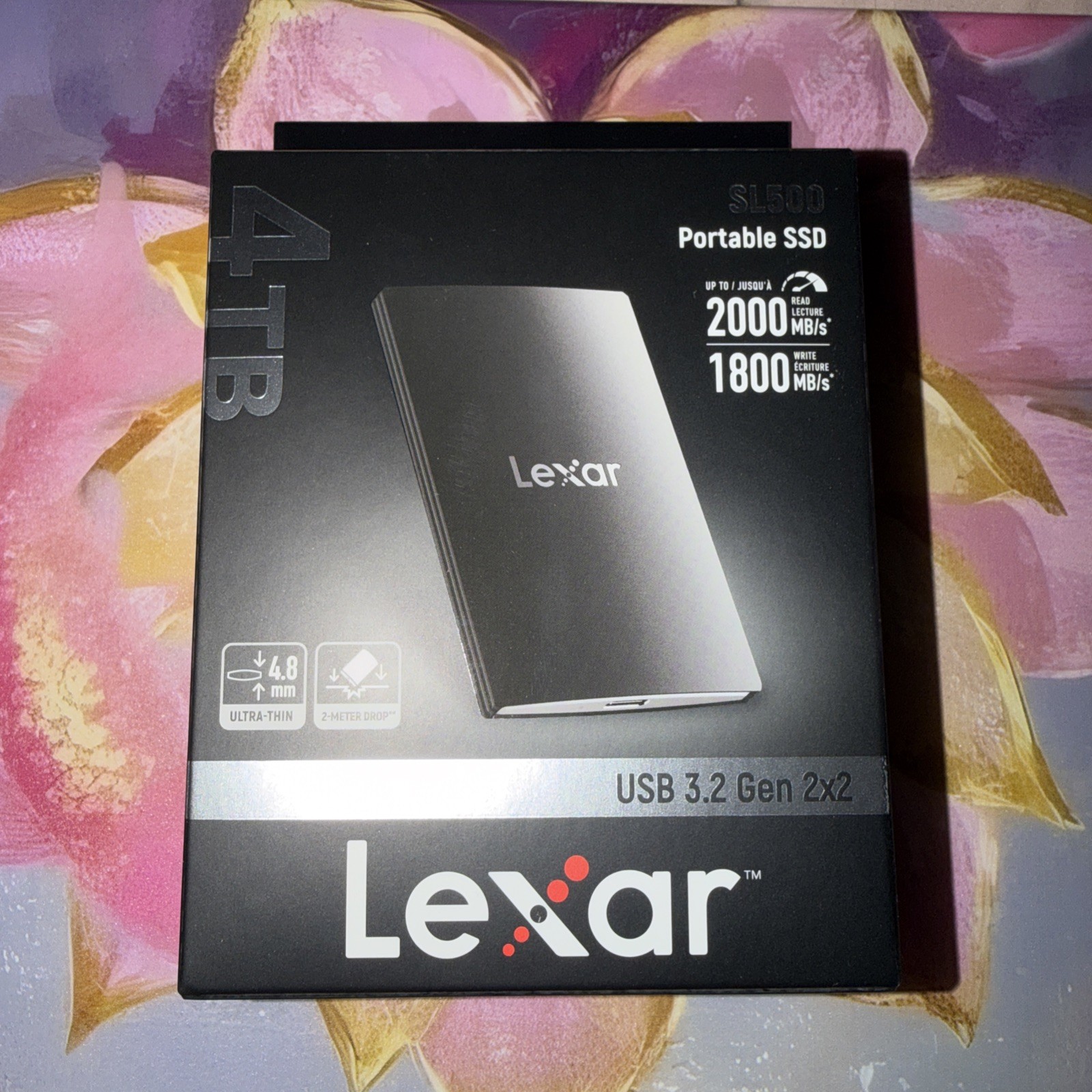 Lexar SL500 4TB USB 3.2 Gen 2 Type-C Portable External SSD