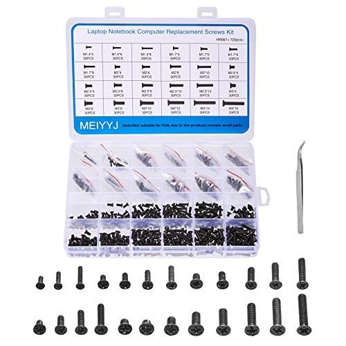 Laptop Notebook Screws Set, 720 Pcs Replacement Computer Screws Kit