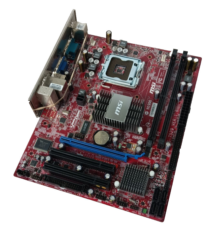 MSI Motherboard MS-7529 VER:1.6 G31TM-P21 SOCKEL LGA775 DDR2 PCIe PCI mATX