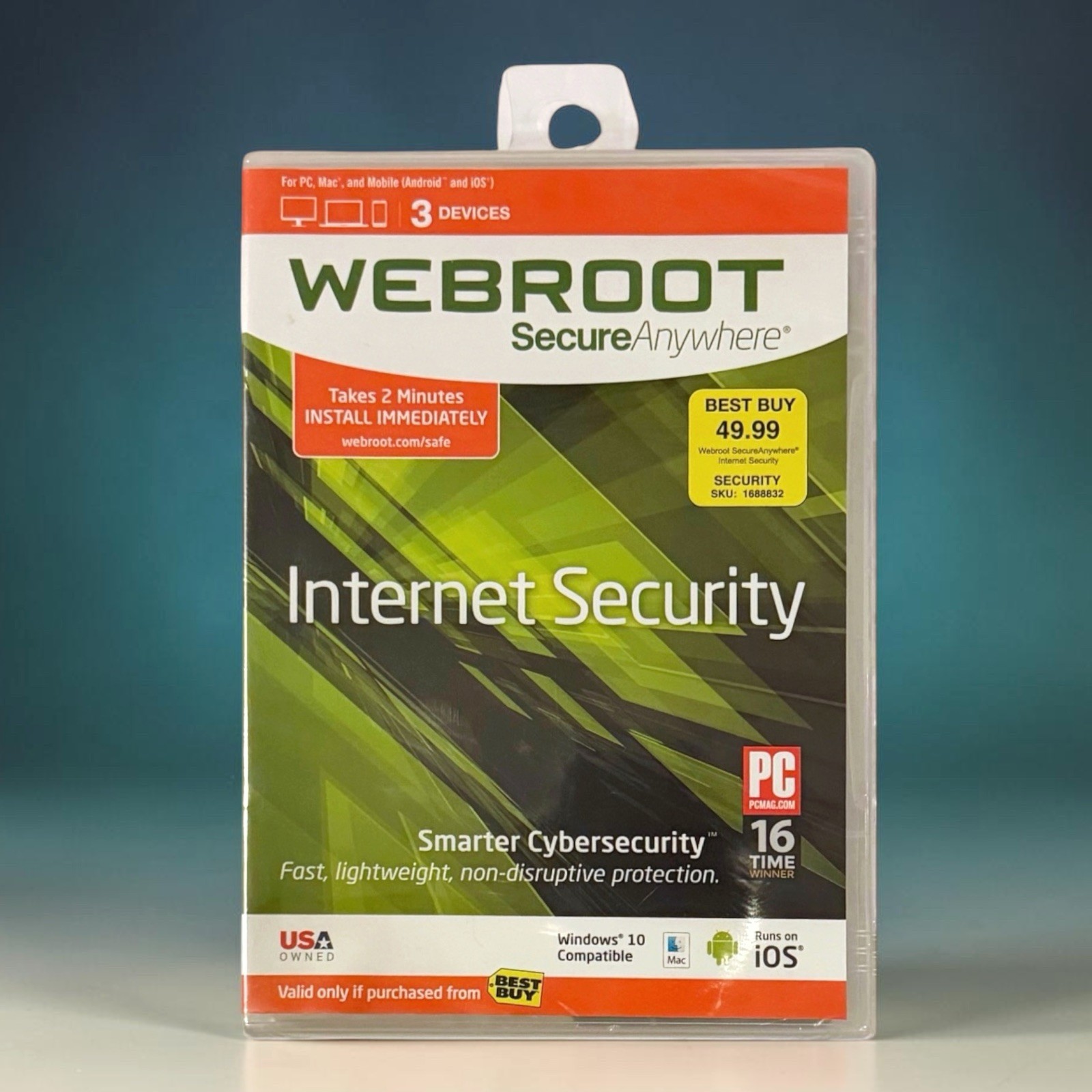 Webroot Secure Anywhere : Internet Security (DVD) BRAND NEW / SEALED