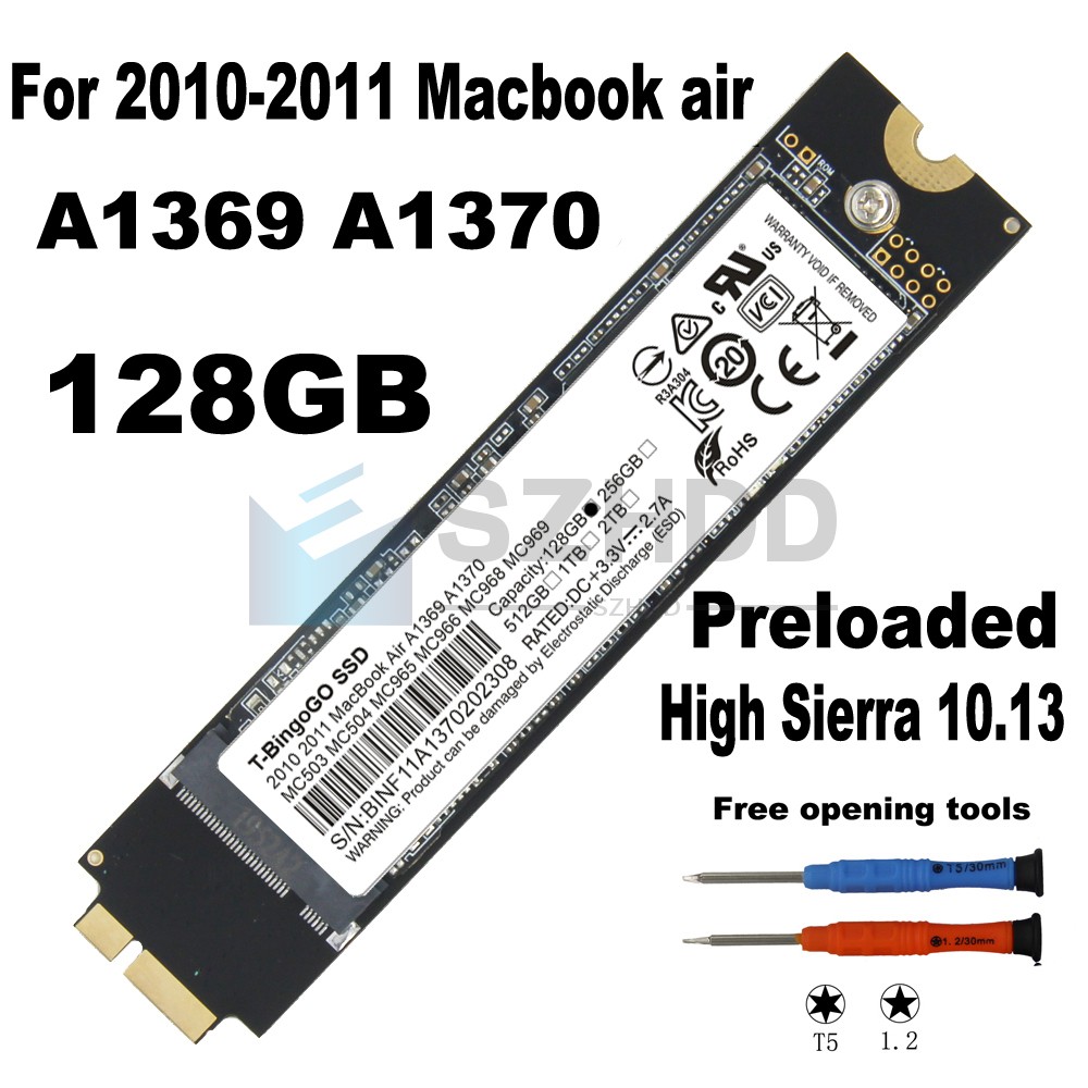 128GB SSD Solid State Drive For APPLE MacBook Air 11" A1370 13" A1369 2010 -2011