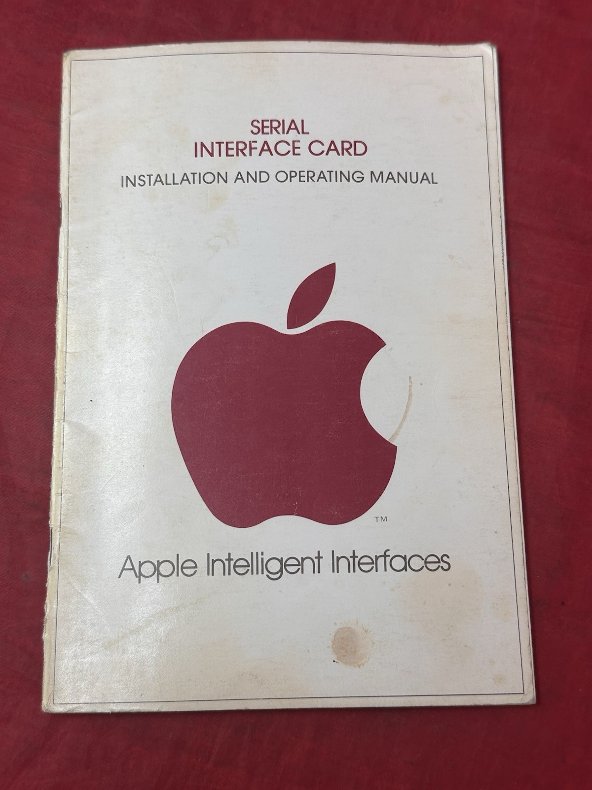 1979 Apple II Serial Interface Card Installation & Operating Manual