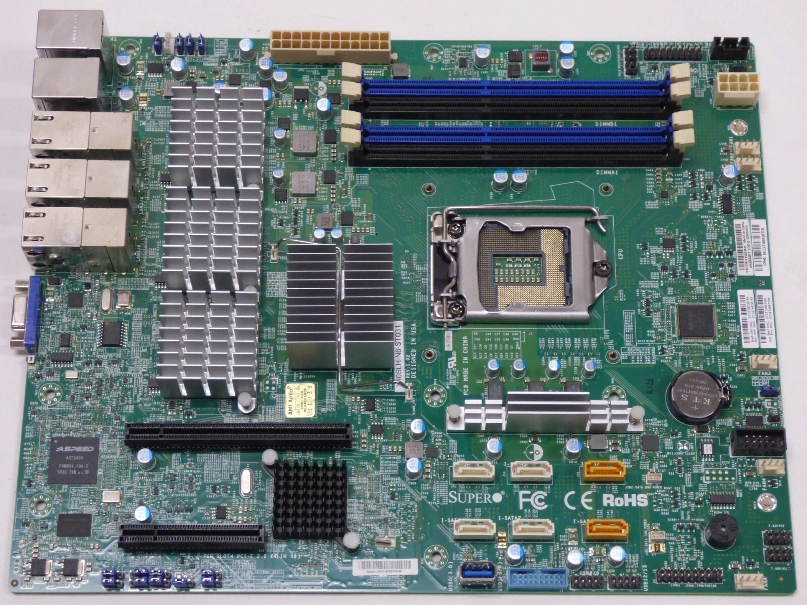 Supermicro X10SLH-N6-ST031 Server Board